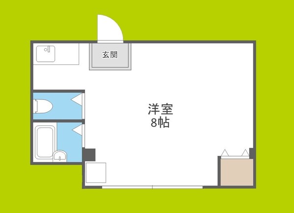 リバティ中津Iの物件間取画像